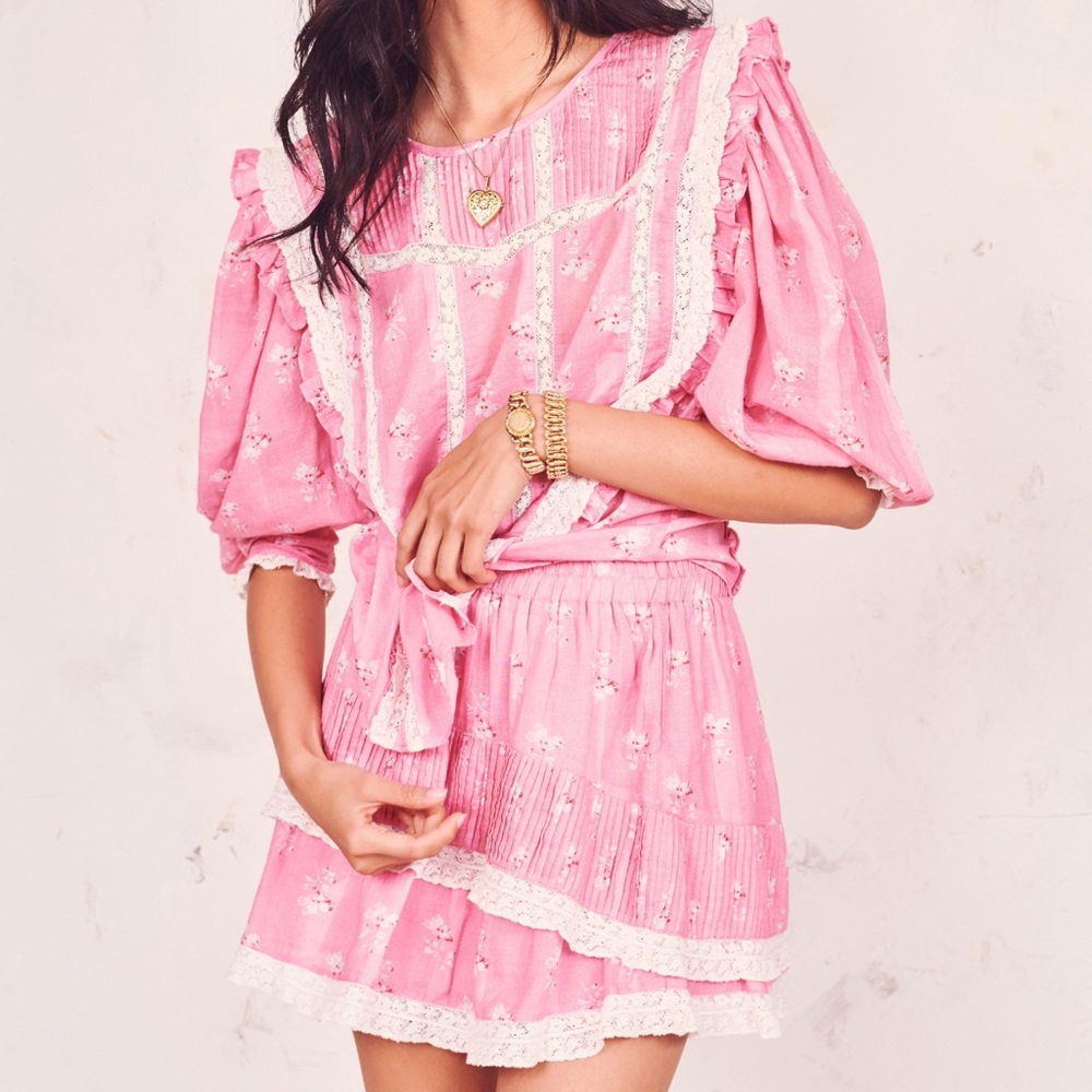 Lovedshackfancy reversible Taz Top in Pink Jam